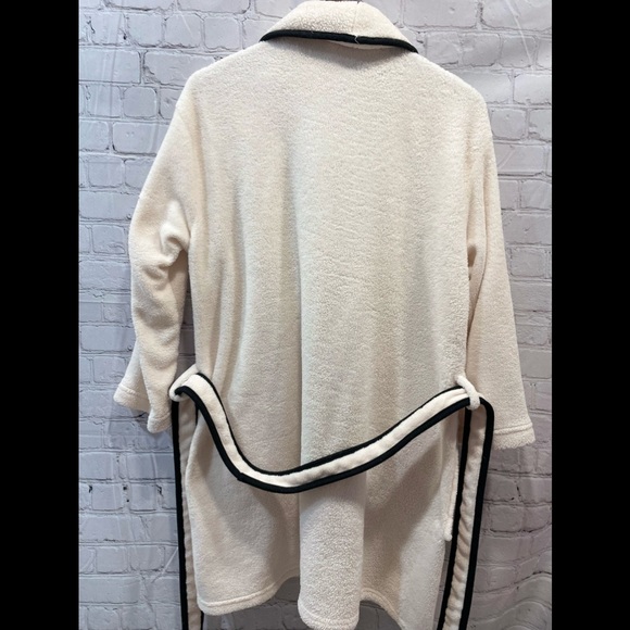 GOLDESSENCE Women's winter wool robe, with strap. ONE SIZE. - Picture 2 of 13